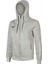 Sweat Hoodie Erkek Fermuarlı Sweatshirt Gri 1