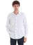 Lacivert Comfort Fit Baskılı Slim Yaka Uzun Kollu Spor Gömlek 1