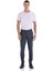 Lacivert Slim Fit Yandan Cepli Desenli Yünlü Düşük Bel Kumaş Pantolon 2