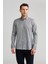 Paşa Yaka Düğmeli Regular Fit Uk Gömlek Gri GMOK3PS22400001_D55 1