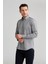Paşa Yaka Düğmeli Regular Fit Uk Gömlek Gri GMOK3PS22400001_D55 5