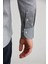 Paşa Yaka Düğmeli Regular Fit Uk Gömlek Gri GMOK3PS22400001_D55 3