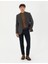 Lacivert Slim Fit Kanvas Pantolon 1