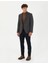Lacivert Slim Fit Kanvas Pantolon 3