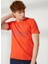 Bisiklet Yaka Turuncu Erkek T-Shirt FM23S01TGORANGE 1