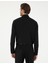 Siyah Slim Fit Uzun Kollu Basic Gömlek 5