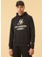 12893103 Nba Metllc Hdy Loslakkapüşonlu Düz Siyah Erkek Sweatshirt 1
