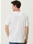 Bisiklet Yaka Beyaz Erkek T-Shirt 1086160 4