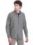 Haki Comfort Fit Kareli Düğmeli Yaka Uzun Kollu Casual Gömlek 2