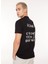 Bisiklet Yaka Siyah Erkek T-Shirt UMA23003TS 4