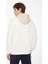 Kırık Beyaz Erkek Kapüşon Yaka Loose Fit Baskılı Sweatshirt D3WM-SWT44 5