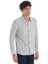 Yeşil Klasik Fit Çizgili Uzun Kollu Overshirt Gömlek 3