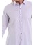 Lila Comfort Fit Çizgili %100 Pamuklu Slim Yaka Uzun Kollu Casual Gömlek 4
