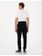 Siyah Slim Fit Eşofman Altı 4