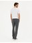 Antrasit Melanj Slim Fit Eşofman Altı 4