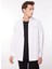 Slim Fit Gömlek Yaka Beyaz Erkek Gömlek UMA23135CA 2