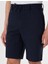 Lacivert Slim Fit Dokuma Şort 5
