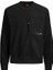 Yuvarlak Yaka Siyah Erkek Sweatshırt 12241523_JCOLAB Sweat Crew Neck Aw2 7