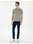 Yeşil Slim Fit Tişört 4