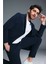 Lacivert Performans Suit Slim Fit Düz Takım Elbise 4