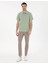 Yeşil Slim Fit Tişört 4