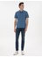 Mavi Slim Fit Tişört 4