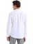 Beyaz Comfort Fit Düz 100% Pamuk Düğmeli Yaka Uzun Kollu Casual Oxford Gömlek 6