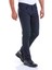 Lacivert Slim Fit Desenli Pamuklu 5 Cep Kanvas Pantolon 2