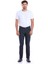 Lacivert Slim Fit Desenli Pamuklu 5 Cep Kanvas Pantolon 4