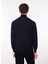 Bisiklet Yaka Slim Fit Koyu Lacivert Erkek Kazak WM63_ZMG9 5