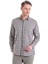 Bej Klasik Fit Kareli Slim Yaka Uzun Kollu Casual Flanel Gömlek 3