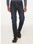 Lacivert Erkek Düz Paça Slim Fit Denim Pantolon FM23W28PD 3