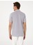 Açık Gri Slim Fit Polo Yaka Tişört 5