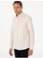 Bej Slim Fit Uzun Kollu Gömlek 3
