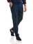Lacivert Regular Fit Düz Yandan Cep Pamuklu Jogger Kanvas Pantolon 3