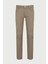 Haki Slim Fit Desenli Pamuklu 5 Cep Kanvas Pantolon 1