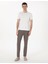 Vizon Slim Fit Beli Lastikli Kanvas Pantolon 3