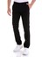 Siyah Regular Fit Düz Yandan Cepli Basic Kanvas Pantolon 3