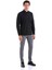 Siyah Comfort Fit Düz 100% Pamuk Düğmeli Yaka Uzun Kollu Casual Oxford Gömlek 4
