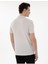 Açık Gri Slim Fit %100 Pamuk Polo Yaka Basic Tişört 5