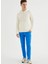 Krem Rengi Kapüşonlu Cepli Pamuklu Regular Fit Erkek Sweatshirt Core Hoodıe W/pocket 2