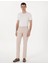 Bej Regular Fit Basic Kanvas Pantolon 1