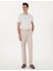 Bej Regular Fit Basic Kanvas Pantolon 3