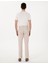 Bej Regular Fit Basic Kanvas Pantolon 4