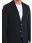 Lacivert Slim Fit Düz Mono Yaka Casual Ceket 6