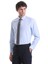 Mavi Regular Fit Düz 100% Pamuklu Slim Yaka Uzun Kollu Klasik Gömlek 4