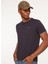 Bisiklet Yaka Lacivert Erkek T-Shirt FM23W07TG 3