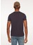 Bisiklet Yaka Lacivert Erkek T-Shirt FM23W07TG 5