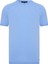 Bisiklet Yaka Gök Mavisi Giza Pamuk Triko T-Shirt 7