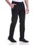 Siyah Regular Fit Desenli Pamuklu Yandan Cepli Basic Kanvas Pantolon 3